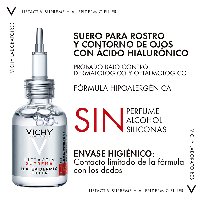Vichy Liftactiv Ha Serum Filler 30ml Suero Facial - Imagen 3