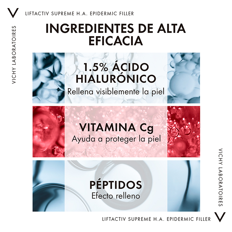 Vichy Liftactiv Ha Serum Filler 30ml Suero Facial - Imagen 4