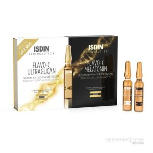 Isdin Flavo-c Antiedad Dia Y Noche Serum 4 Ampolla Facial 2ml