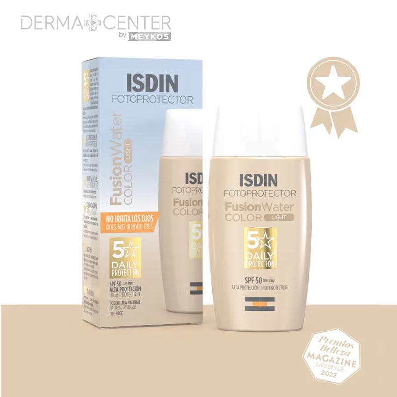 Isdin Fotoprotector Fusion Water Color Light Spf50+ 50ml Crema Facial