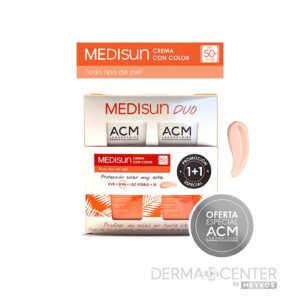 Acm Medisun Duo Protector Solar Con Color Spf50+ 40ml Crema Facial (2pack)