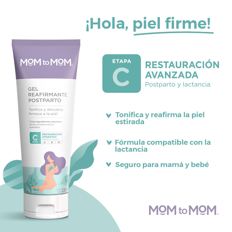 Mom To Mom Gel Reafirmante Post Parto Etapa C 230ml - Imagen 3