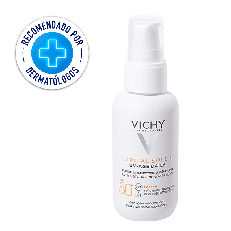 Vichy Capital Soleil Protector Solar Uv-age Daily Con Color Spf50+ 40ml Crema Facial