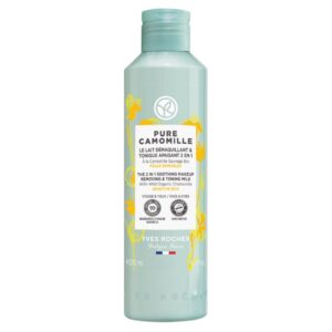 Yves Rocher Pure Camomille Leche Desmaquillante Y Tónico Calmante 2 En 1 200ml